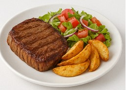 [PF004] Churrasco con Papas